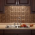 thumbnail image 4 of FASÃ„DE Traditional Style/Pattern 1 Decorative Vinyl 18in x 24in Backsplash Panel in Oil-Rubbed Bronze (5 Pack), 4 of 15