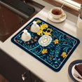 thumbnail image 5 of Sentmoon Deals of the Day Clearance Prime Draining Mat, Soft Tabletop Drying Pad, Water Absorption Pad For Home Kitchen Countertop Todays Deals Clearance Sales, 5 of 5