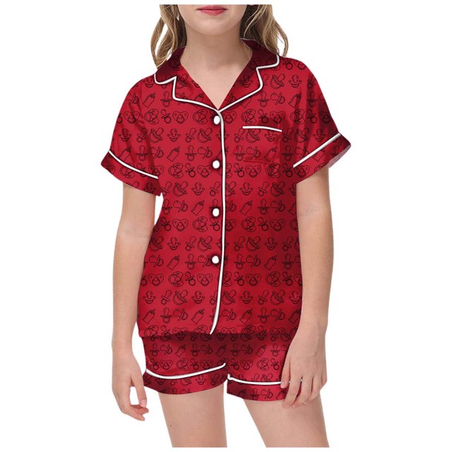 Luvoko Child Kid DIY Hand Painted Homewear Set Colouring Pajama Sets For And Girl Can Play With And