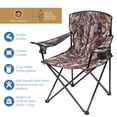 thumbnail image 4 of Ozark Trail Oversize Chair, Holds up to 225lbs, 600D Polyester, Steel Frame, 4 of 7