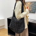 thumbnail image 4 of Puffer Shoulder Bag for Women Quilted Puffy Lightweight Nylon Handbag Large Padded Soft Purse, 4 of 7
