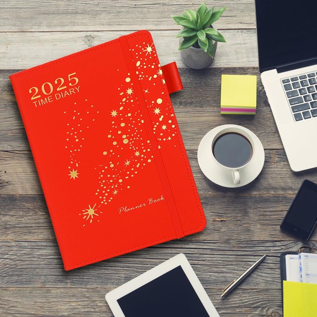 Dvkptbk planner planner English and Spanish Schedule Book Binding Notes Today's Plan Book