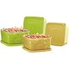 Tupperware Cubix Petit 650 ml 4 Pcs (Plastique)