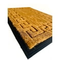 thumbnail image 3 of Home Décor Inc. Greek Key Coir Door Mat, 24" x 36", Non-Slip Outdoor Entrance Mat, Heavy-Duty Natural Coir Rug, 3 of 5