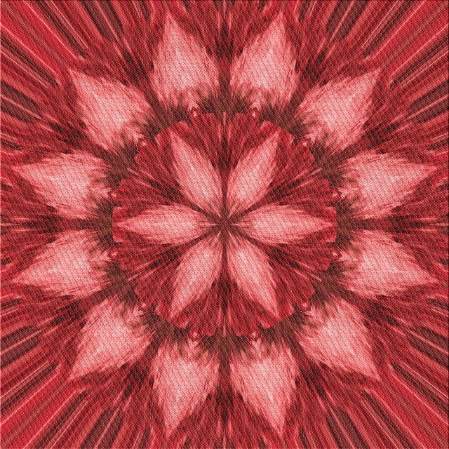 Ahgly Company Tapis d'Intérieur Lavable en Machine Carré Rouge, 8 Pieds Carré