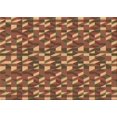 thumbnail image 1 of Ahgly Company Tapis d'Intérieur Lavables en Machine Rectangulaire Transitionnel Caramel Brun, 5' x 8', 1 of 7