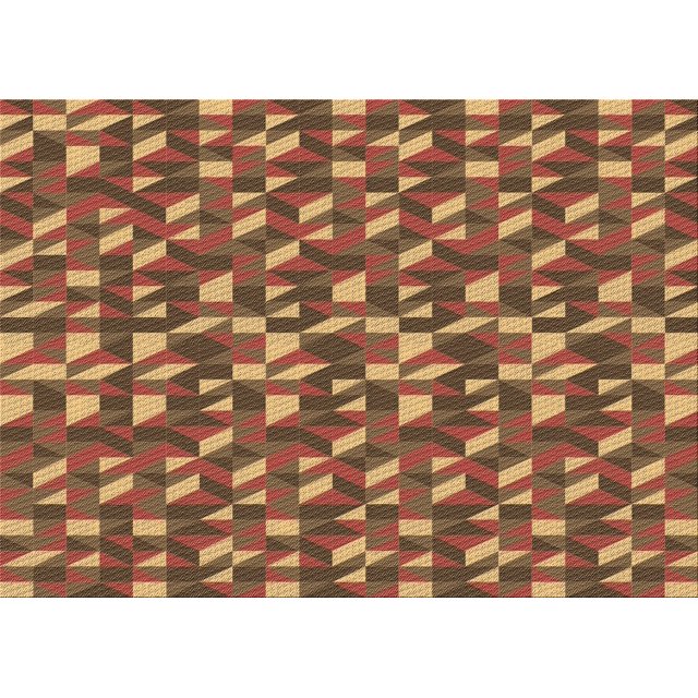 Ahgly Company Tapis d'Intérieur Lavables en Machine Rectangulaire Transitionnel Caramel Brun, 5' x 8'