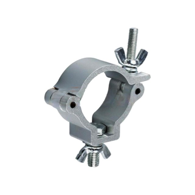 tamizeot Versatile Lighting Hook Mount for Club Exhibition Event Alloy Wrap Around Clamp Silver Master 1Set