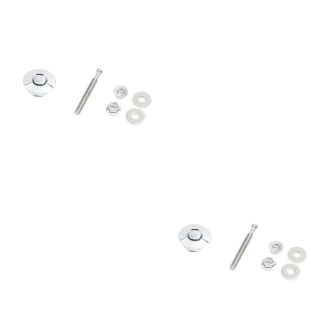 Transemion Car Modification Lightweight And Stylish Hood Lock Multiple Options Available Electroplated silver DP16-32 2Set