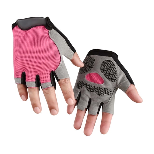 Kids Half Finger Sports Gloves for Outdoor Cycling Exercise Riding Biking Climbing and Active Play