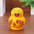 thumbnail image 5 of Meitianfacai 10 Wooden Yellow Russian Nesting Dolls Toys, 5 of 5