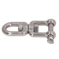 thumbnail image 1 of Double Manille Professionnel en Acier Inoxydable 304 pour Balançoire Corde d'Escalade, 1 of 8