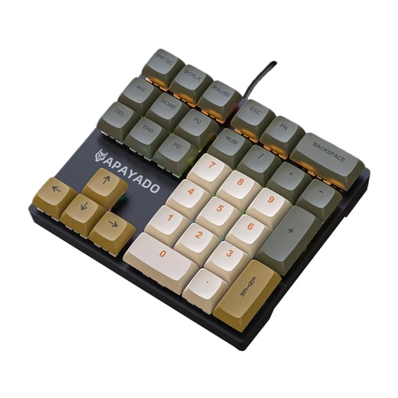 stanreset Clavier Mécanique Numérique pour Comptabilité Amélioration de la Précision des Entrées Véritable Forax Mécaniques Filaire Vert greenaxis