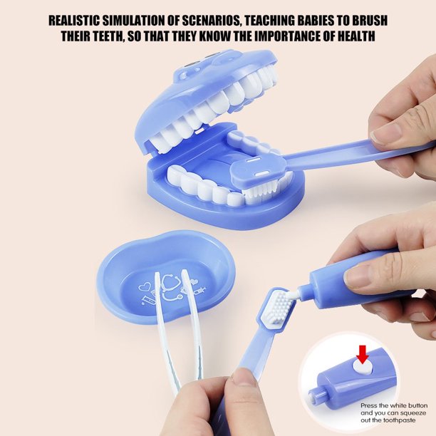 Sharplace Jouets de brossage des Dents pour Les Tout- Enfants avec Brosse à Dents Jouet de Bouche d'apprentissage précoce Sharplace Jouets de brossage des Dents pour Les Tout- Enfants avec Brosse à Dents Jouet de Bouche d'apprentissage précoce