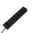 thumbnail image 2 of RisingPro 7 Port Multi USB HUB 2.0 Power Adapter HUB Splitter Switch External Extension, 2 of 3