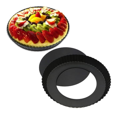 Iumwxz Kitchen Gadgets Sturdy Carbon Steel Quiche with Fluted Edges for Oven Baking Pan Pie Pans Kitchen Utensil Set Multicolor Cotton Tax Free Weekend
