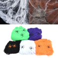 thumbnail image 2 of Halloween Spider Web With Spiders Stretchable Cobweb Horror Party Decoration, 2 of 5