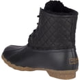 thumbnail image 3 of Sperry Bottes d'Hiver Saltwater Lux pour Femmes en Courtepointe Noire 7,5, 3 of 5