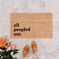 thumbnail image 2 of Easy to Clean Entry Mat Door Mat Front Door Mats Funny Summer Rugs for Front Door Front Door Entrance Mat Door Mats for Entrance, Patio, High Traffic Areas, 16x24 Inch all peopled out, 2 of 8