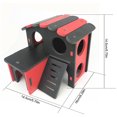 thumbnail image 4 of Hamster House Plastic DIY Double Layer Small Animal Hideout Hamster Play Hut, 4 of 10