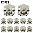 thumbnail image 1 of 5/12set Jewelry Box Hasp Clasp Suitcase Wood Chest Cabinet Decorative Lock Latch, 1 of 4
