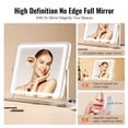 thumbnail image 3 of VEVOR Lighted Makeup Mirror 3 Color Vanity w/ USB Port Magnification21.7x17.7 in, 3 of 9