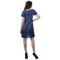 thumbnail image 2 of Moomaya Tenues d'Été Coton Flex Imprimées Robes Courtes pour Femmes Tenue Décontractée, 2 of 4