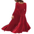 thumbnail image 4 of EIMELI Robes Longues Décontractées à Manches Longues pour Femmes, 4 of 5