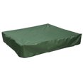 thumbnail image 1 of Sandpit Cover 150x150cm Tarpaulin for Sandpit With Drawstring Waterproof Sandpit Beach Garden - Green, 1 of 9