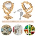 thumbnail image 2 of Shisuyan Mini Mirrors Set Heart Shape Pretend Play For Children Home Decoration 1 Set 1.4x1x0.6in, 2 of 9