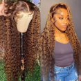 thumbnail image 3 of Perruque Lace Front Transparente Frontale Sans Colle en Cheveux Humains pour Femmes Noires, 3 of 3
