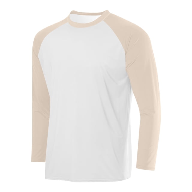 LOVZFMLL Men's Shirts, Colorblock Classic Fashion Crew Neck T-Shirts, Casual Essential Versatile Pullover, Relaxed Fit Fall Clothes