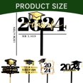 thumbnail image 3 of Kitchen Cake Inserts 2025 Graduation Season Acrylic Cake Card Happy Graduation Cake Decoration Party Supplies, Kitchen Cake inserts, 3 of 4