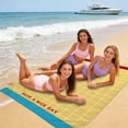 thumbnail image 3 of C Microfiber Beach Blanket Double Sided 78.74X55.12 Inches Large Rectangular Thick Beach Mat Nylon Spandex Quick Dry Sand Free For Travel Pool Swimming, 3 of 6