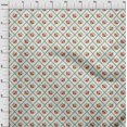thumbnail image 3 of oneOone Polyester Lycra Fabric Diamond|Leaves & Rose Floral Decor Fabric Printed BTY 56 Inches Wide, 3 of 4