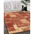 thumbnail image 2 of Ahgly Company Tapis d'Intérieur Rectangulaires Abstraits Rouges à Empiècements, 4 Pieds x 6 Pieds, 2 of 6