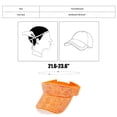 thumbnail image 3 of Fgnfyis Bling Rhinestones Sport Hats Adjustable Summer Cap Visor Caps Unisex Golf Hat Orange, 3 of 6