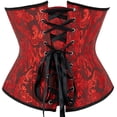 thumbnail image 4 of Women's Lace Up Boned Underbust Waist Trainer Corset, 4 of 4