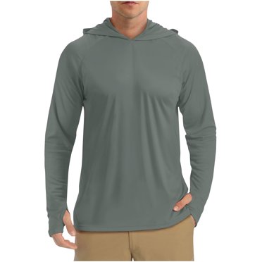 Father Day Sale Deals!Sun Protection Clothing Men with Hoodie,Men Sun Protection Jacket with Zipper,Mens Outdoor Long Sleeve Full Zip Lightweight Sun Protection Fishing Active Hoodie Shirts