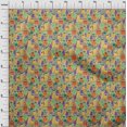 thumbnail image 4 of oneOone Polyester Spandex Yellow Fabric Abstracts Fabric For Sewing Printed Craft Fabric By The Yard 56 Inch Wide, 4 of 5