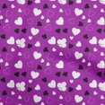 thumbnail image 1 of oneOone Tissu Flex Coton Violet pour Robe de Poker Tissu Imprimé au Mètre 40 Pouces de Large, 1 of 4