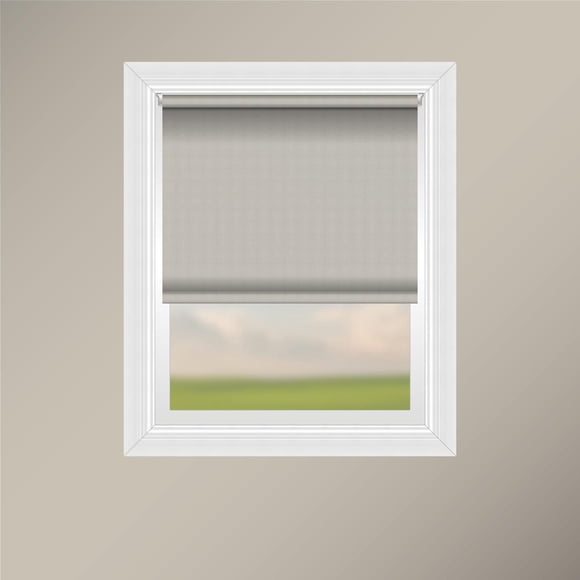 Off Cut Shades Chainless Solid Privacy Roller Shade-Creamy