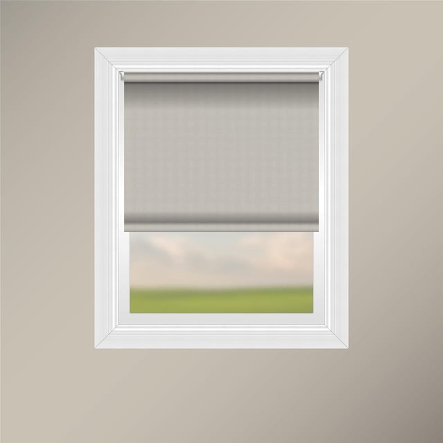 Off Cut Shades Chainless Solid Privacy Roller Shade-Creamy