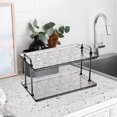 thumbnail image 4 of YIMWNYI Bathroom Kitchen Organizer 2 Tier Vanity Storage Rack, Cosmetic Organizer, Stackable Storage Rack, Elegant Design, Durable Plastic Material, Easy Maintenance, Home and Office Decor, 4 of 6
