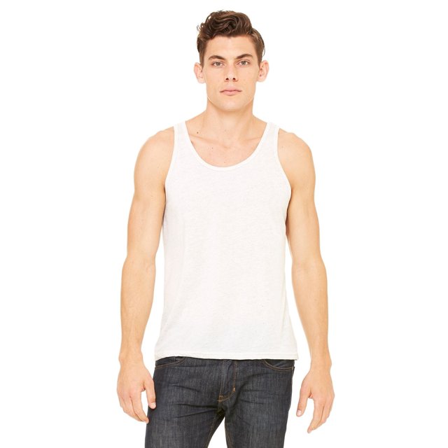 The Bella + Canvas Unisex Jersey Tank Top - OATMEAL TRIBLEND - 2XL
