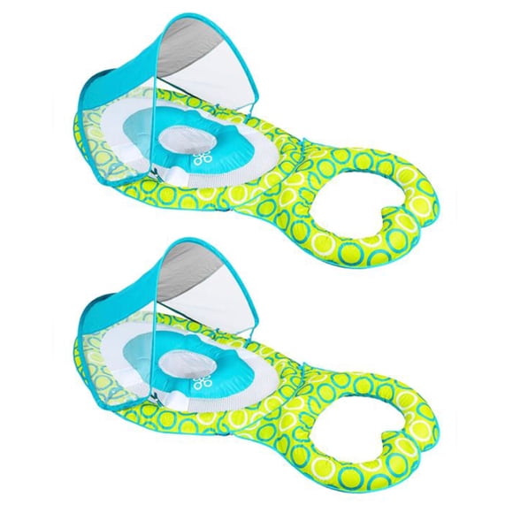 Swimways Mommy and Me Baby 9 to 24 Months Spring Float w/ Canopy (2 Pack)