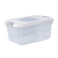 thumbnail image 2 of Chmadoxn Kitchen Gadgets, Kitchen Accessories, Rice Sealed Bucket Transparent Rice Bucket 10 Pounds Of Rice Storage Bucket Insect-proof Plastic Rice Box Rice Tank Flour Storage Bucket pail of rice, 2 of 7