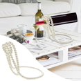 thumbnail image 4 of EGNMCR Room Decor Artificial Pearl Necklace Floating Wine Rack, Suspended Red Wine Rack, Home Desktop Decoration, Style Decoration,Wine Bottle Stand For Bar And Home Necklace Floating Wine Rack, 4 of 4
