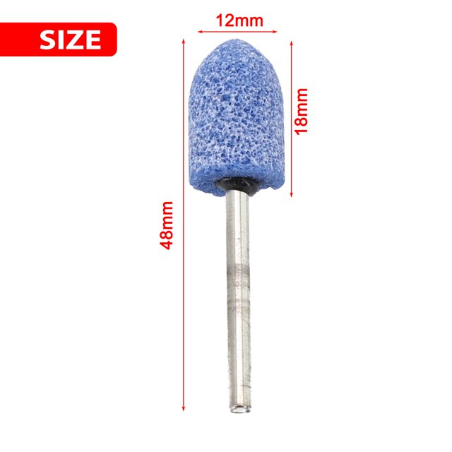 1pcs Tête de Polissage Tête de Roue Abrasive Montée pour Outil Rotatif Tige 3mm