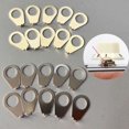 thumbnail image 3 of Luckyn 10 Pcs Guitar Knobs Pointer Plate Indicator Washers for Gibson LP Electric Guitar, Guitar Knobs Pointer Plates Gold, 3 of 6